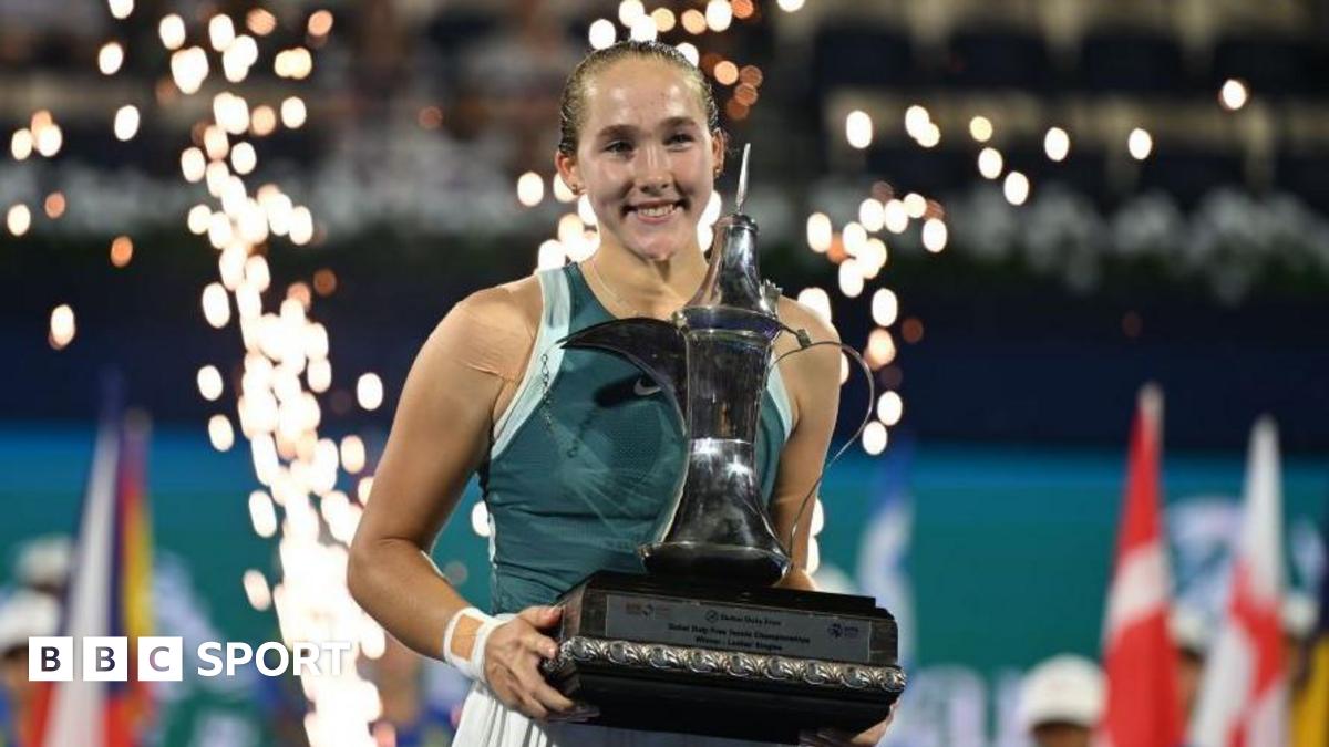 WTA - Andreeva devient la plus jeune gagnante d'un WTA 1000 à Dubaï