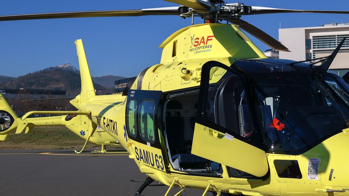 Hélicoptère - Un Nouvel Hélicoptère au CHU de Clermont : L'ambulance des airs pour toute l'Auvergne