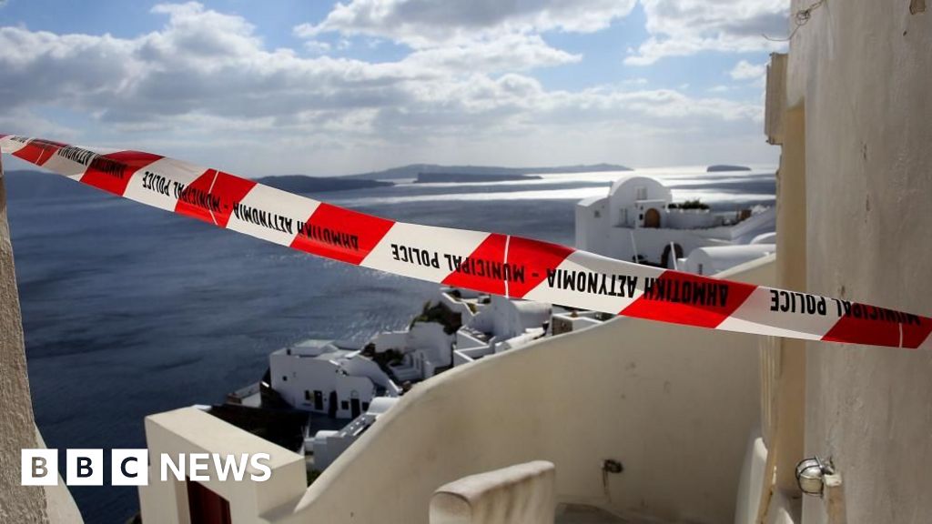 Séisme - Fort Séisme Près de Santorin Après des Jours de Secousses