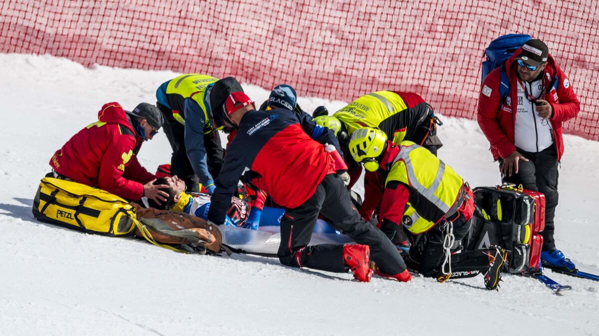 Ski - Ski Alpin : Inquiétude pour Nils Alphand après son héliportage suite à une lourde chute à l'entraînement en Suisse