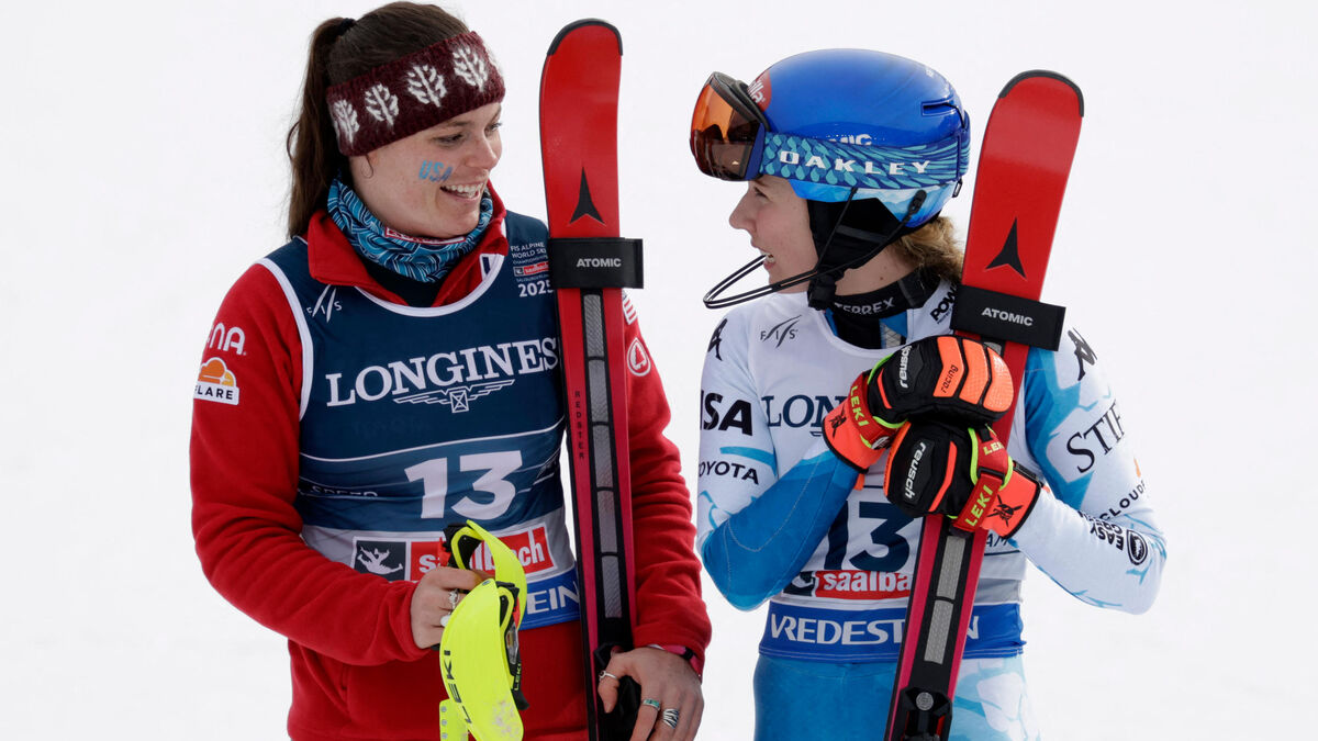 Championnnes - Ski Alpin : Mikaela Shiffrin et Breezy Johnson, Championnes Du Monde Du Combiné Par Équipes