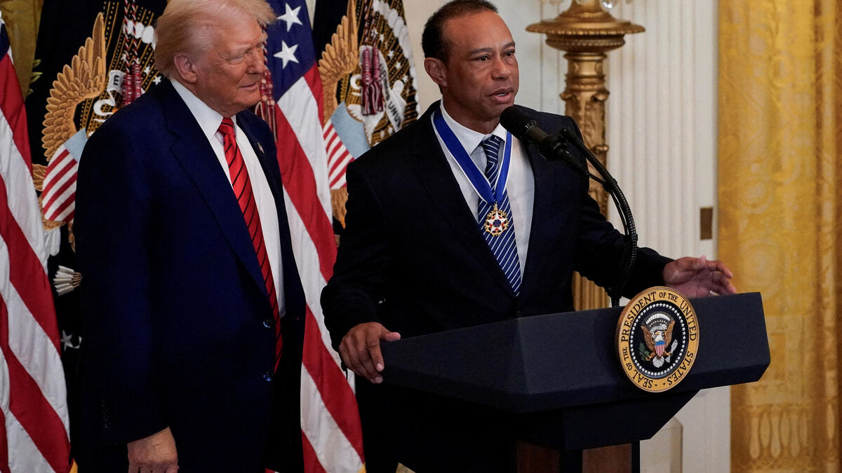 Golf - Golf : Donald Trump a accueilli Tiger Woods pour discuter de la réunification des deux circuits