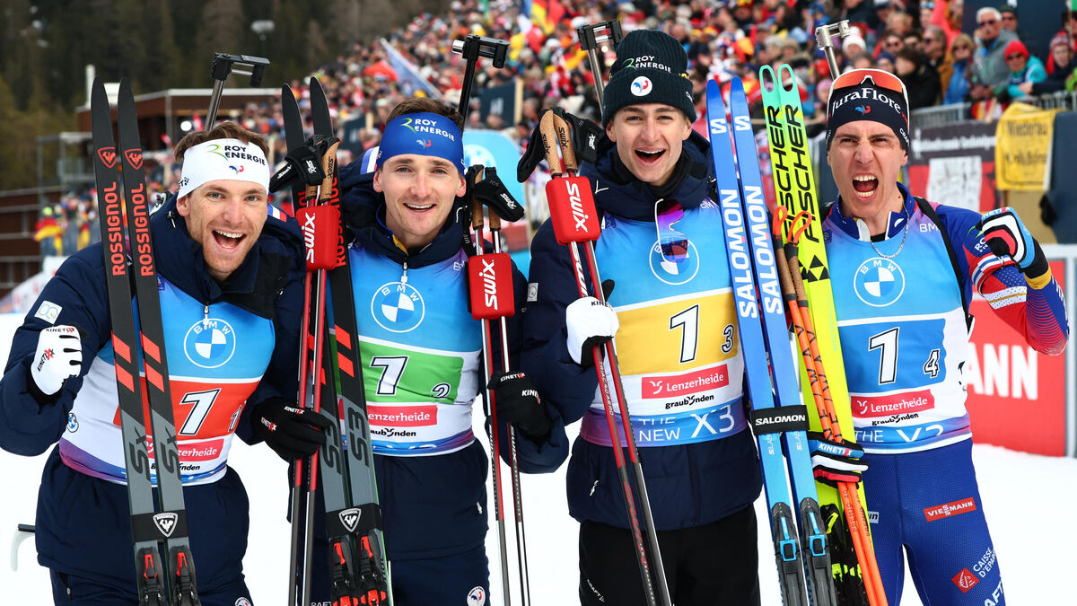 Médaille - Mondiaux de Biathlon : Les Relayeurs Tricolores Offrent à La France Sa 12e Médaille en Argent