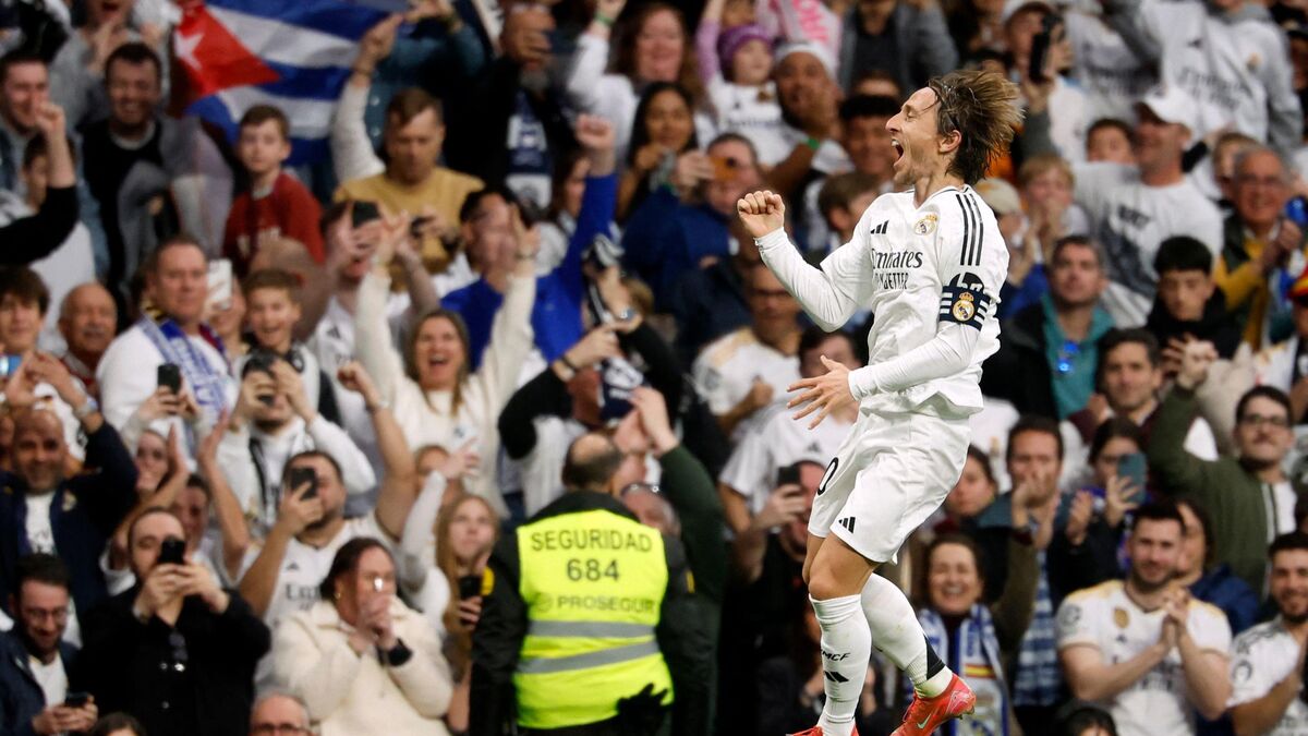 But - Real Madrid - Gérone (2-0) : Le But Éblouissant De Luka Modric Offre Au Real La Première Place Aux Côtés Du Barça En Liga