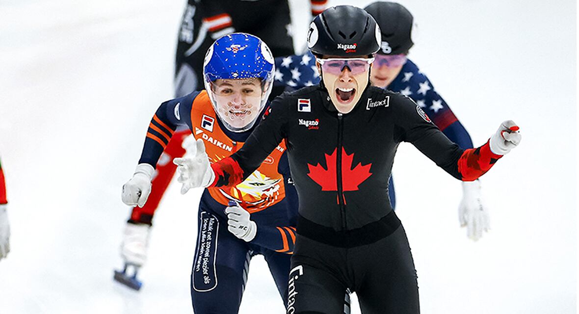 Brunelle - La Patineuse de Vitesse Florence Brunelle Remporte Son 1er Titre Mondial Individuel