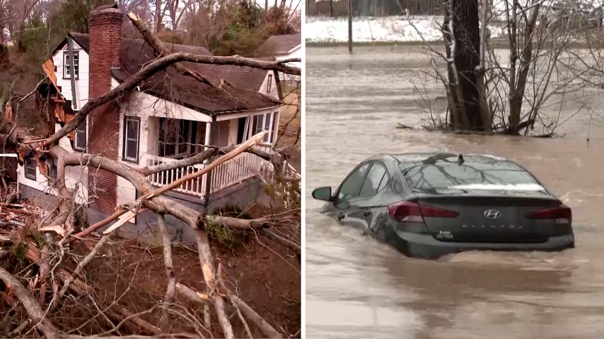 Tempête - Tempête mortelle frappe le sud-est des États-Unis et le Canada