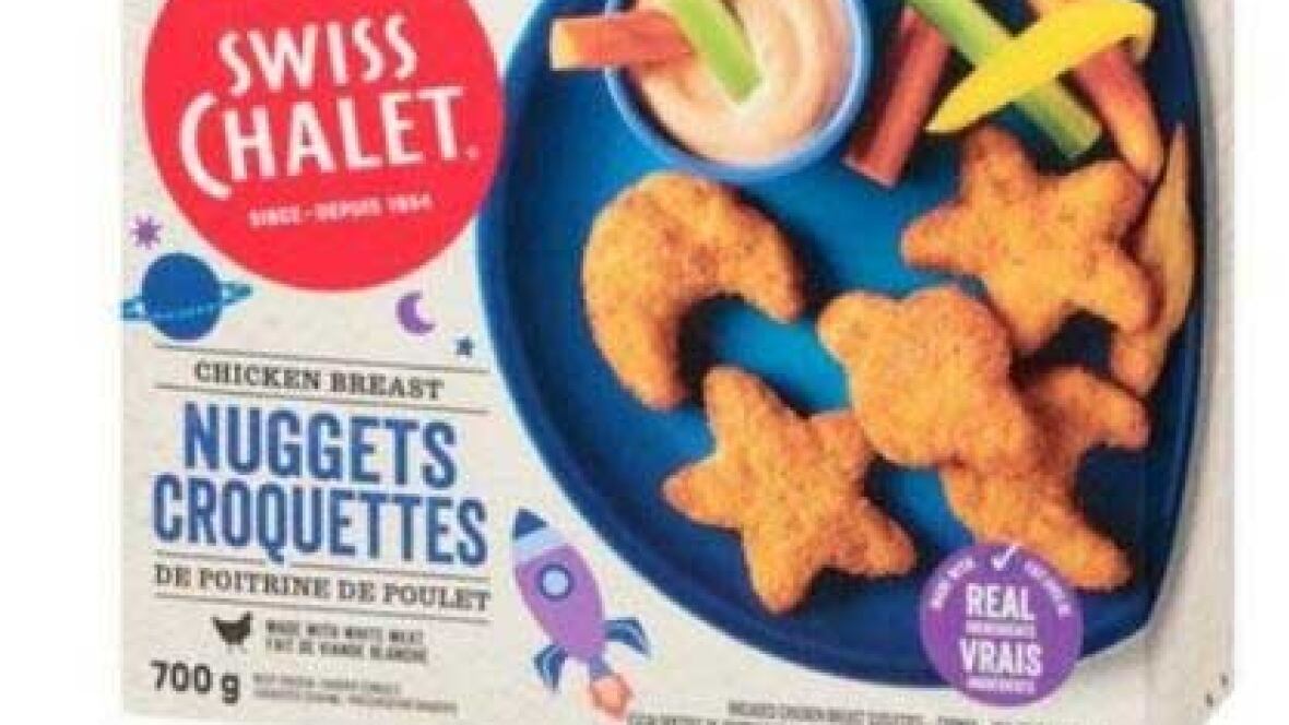 nuggets - Rappel national des nuggets de poulet de la marque Swiss Chalet après des rapports de blessures