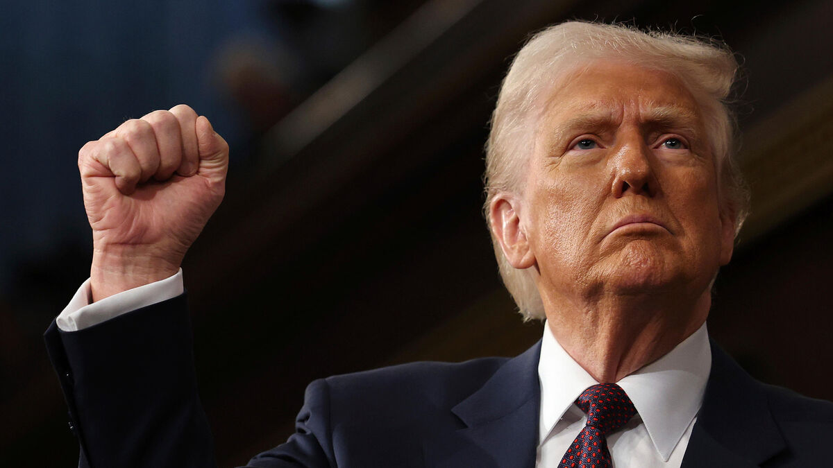 Trump - 1 heure et 40 minutes… Donald Trump établit le record du discours le plus long d'un président devant le Congrès