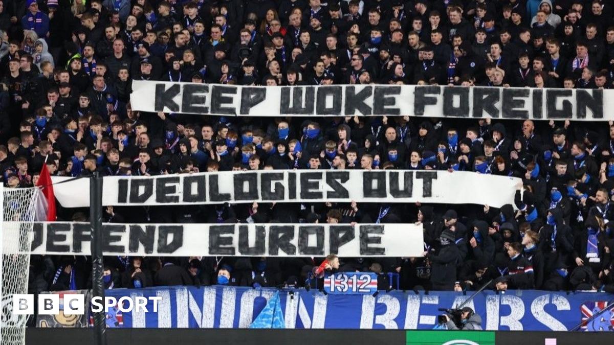 Rangers - L'UEFA accuse les Rangers d'avoir affiché une bannière 'honteuse' anti-woke