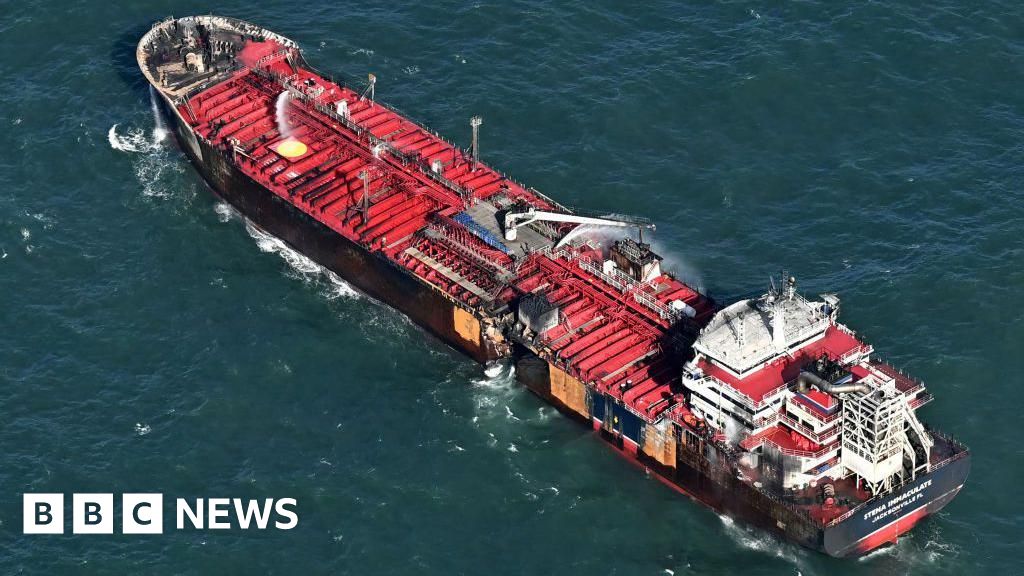 propriétaire - Le propriétaire du pétrolier en mer du Nord loue l'équipage 'héroïque'