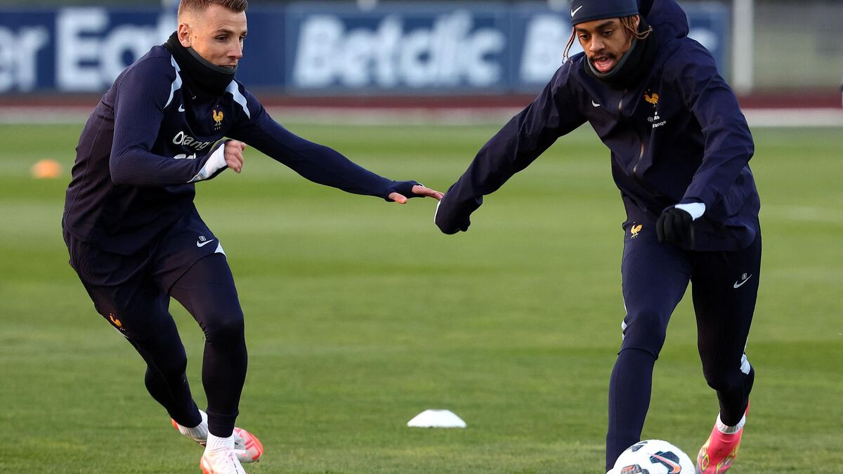 France - Croatie-France : La composition probable des Bleus avec Digne titulaire, Konaté ou Upamecano en défense centrale ?