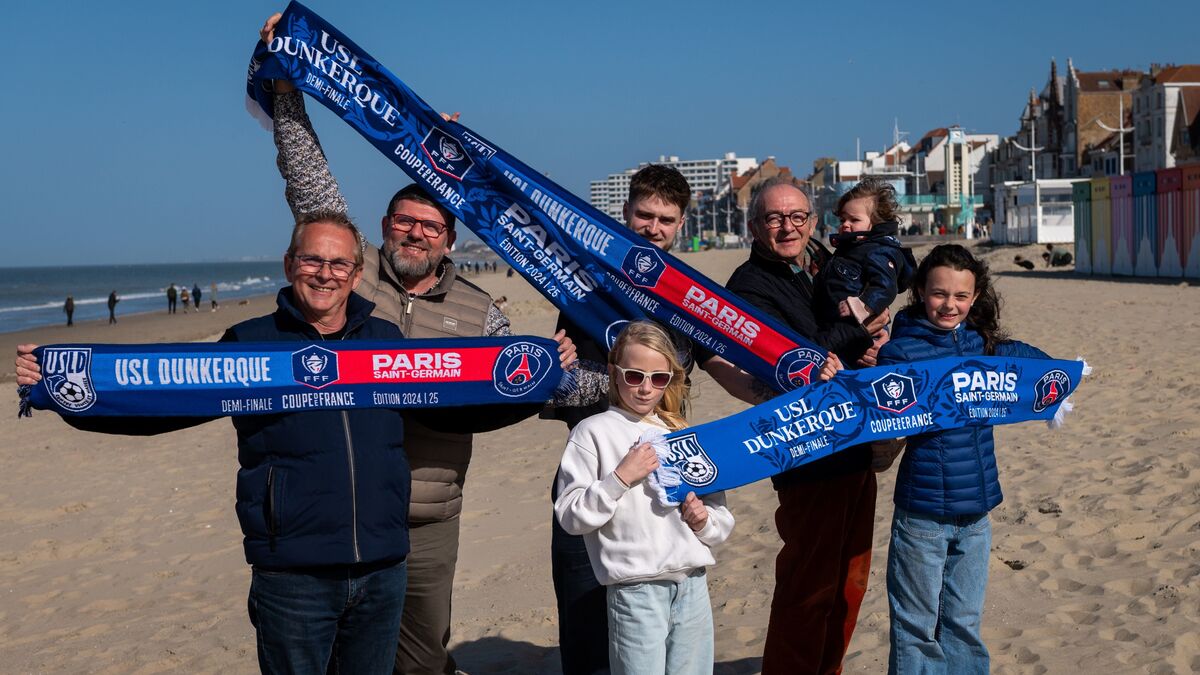 Dunkerque - « Il y aura la moitié de Dunkerque au stade » : une ville entière pour défier le PSG en Coupe de France