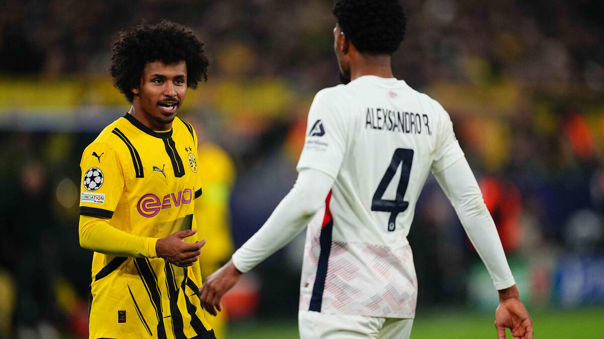 Lillois - Dortmund-Lille (1-1) : Pourquoi le Lillois Alexsandro embrasse-t-il la joue d’Adeyemi en plein match ?
