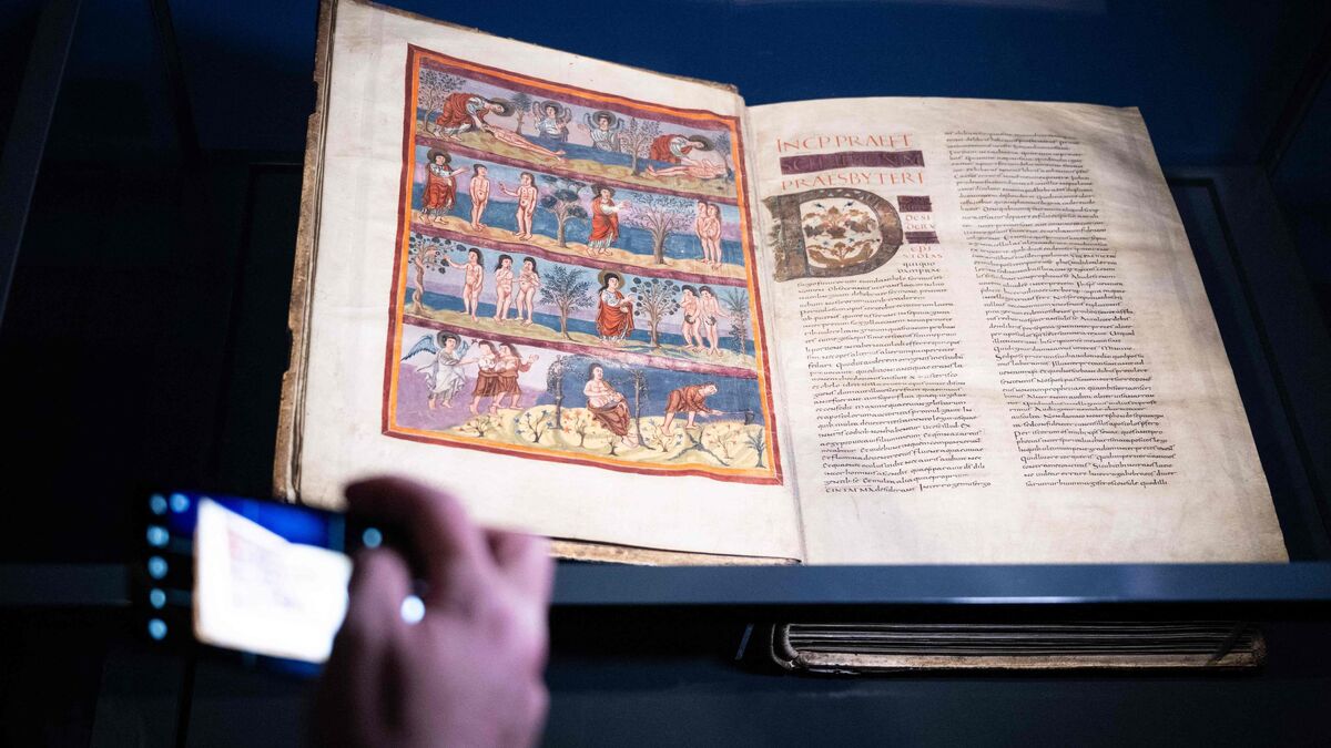 Bible - « On Pourrait Même Parler De Miracle » : Une Bible Illustrée Inestimable Âgée De 1 200 Ans De Retour En Suisse