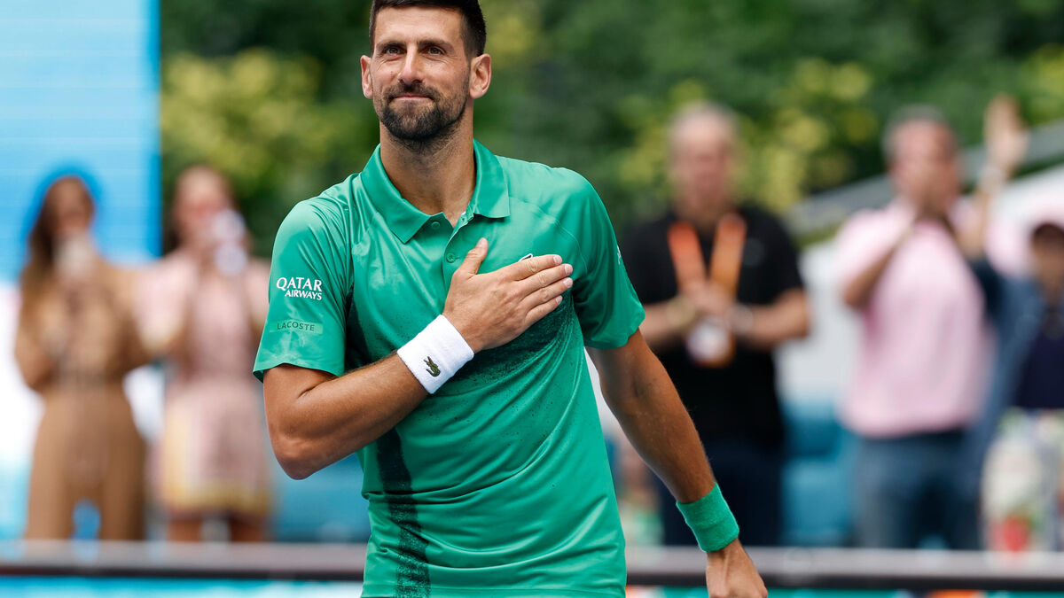 Djokovic - Tennis : Sous le regard de Messi, Djokovic bat Dimitrov et atteint la finale à Miami pour un 100e titre