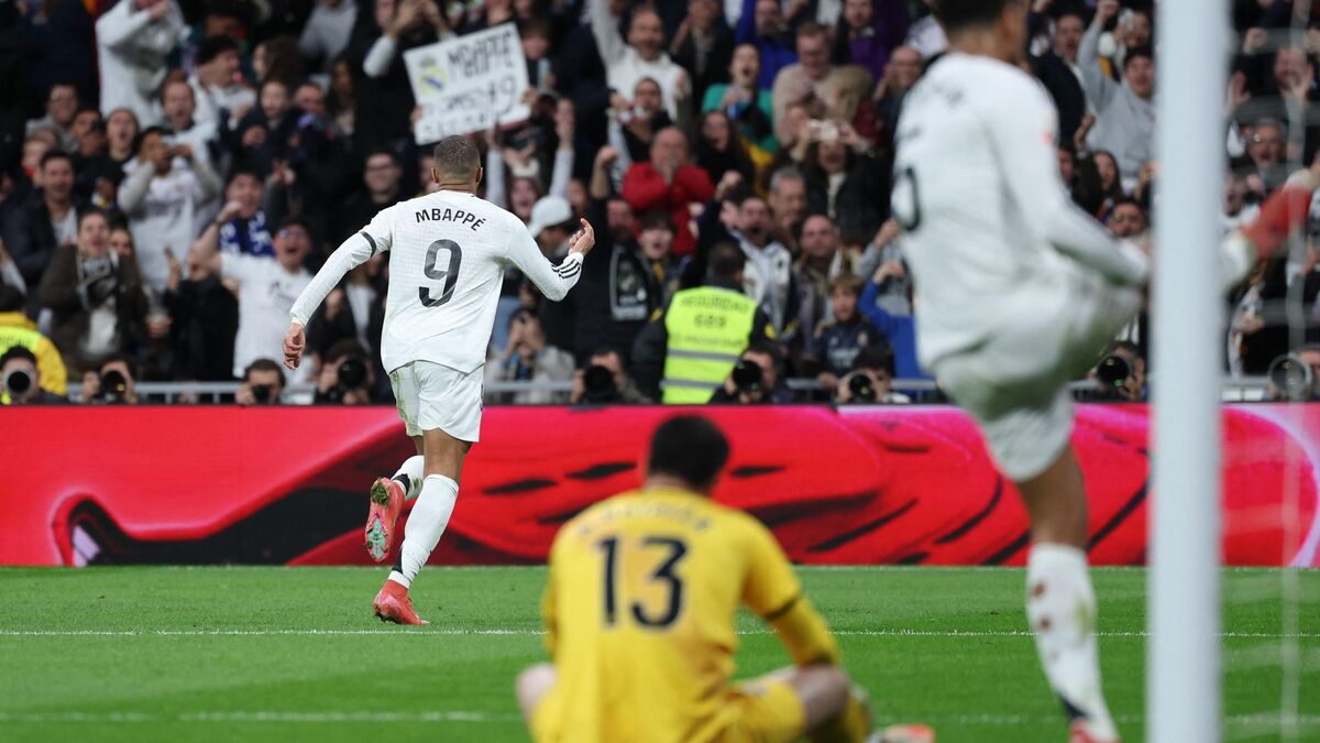 But - Real Madrid - Rayo Vallecano : Un 29e But et un nouveau record pour Kylian Mbappé