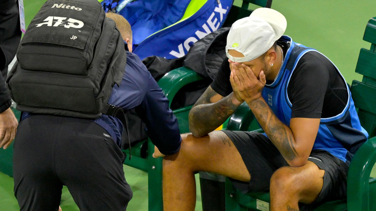 Kyrgios - Tennis : « À Quoi Bon ? », En Larmes, Nick Kyrgios Abandonne à Indian Wells et S’interroge sur Son Avenir