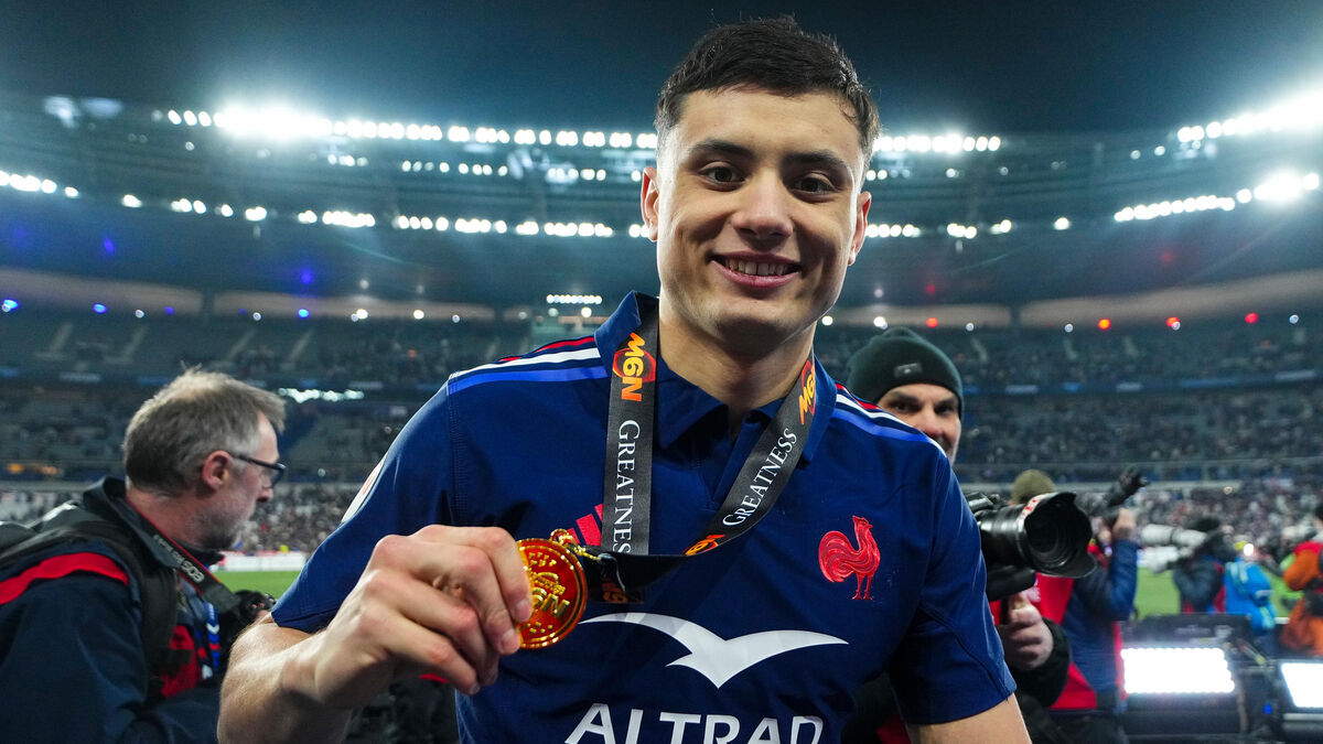 Mbappé - Xv De France : « J’ai Fait Un Bon Tournoi Mais Je Ne Suis Pas Kylian Mbappé », S’amuse Louis Bielle-Biarrey