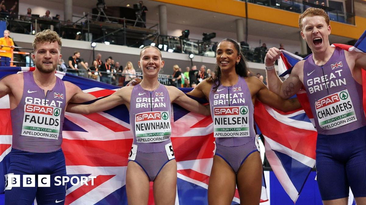 bronze - Gb remporte le bronze au relais mixte 4x400m aux Championnats d'Europe en salle
