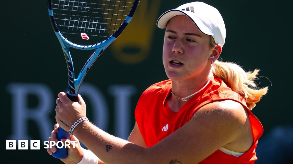 course - La course de rêve de Gb à Indian Wells se poursuit