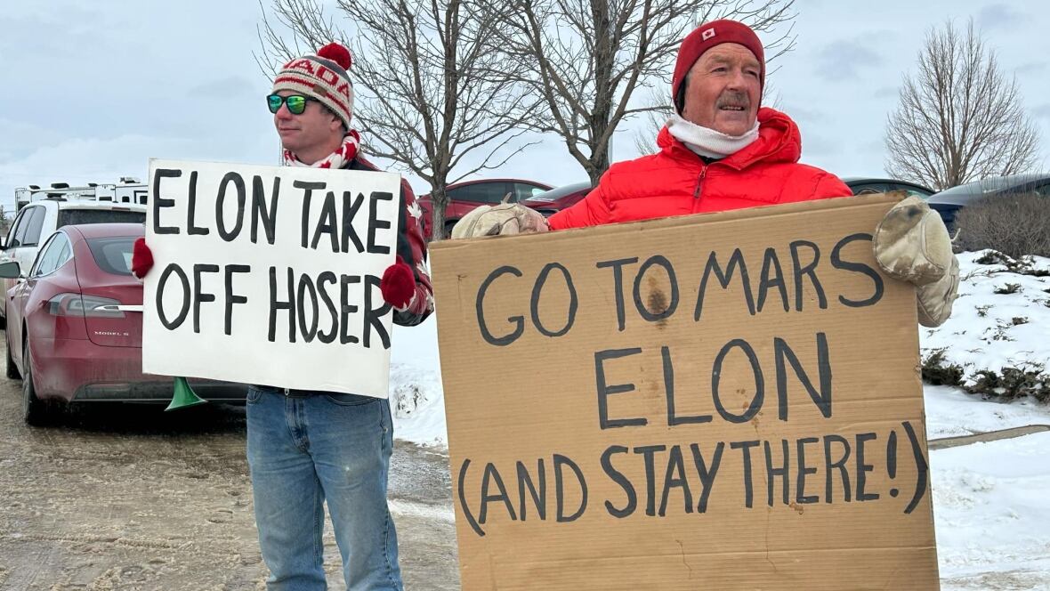 Tesla - Des manifestations de Tesla ont eu lieu au Canada dans le cadre de la « Journée mondiale d'action » contre Elon Musk.