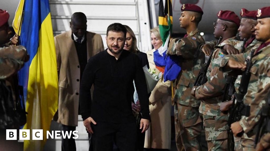 Zelensky - Zelensky écourte sa visite en Afrique du Sud après l'attaque russe sur Kyiv