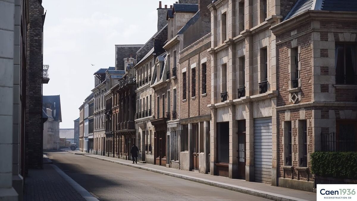Cadomus - Caen Revient en 1936 avec Cadomus, Qui Reconstitue en 3D la Ville d’Avant la Bataille de Normandie