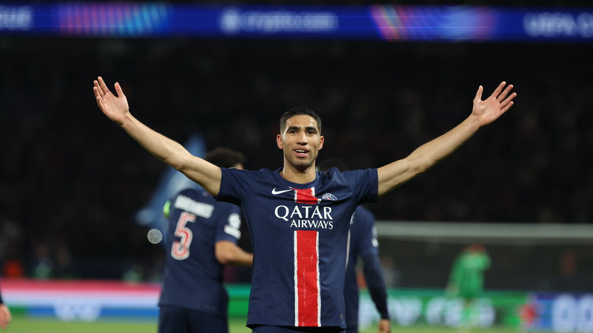 but - PSG-Arsenal : La vidéo du but décisif d'Achraf Hakimi