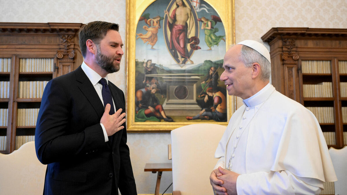 Vice-président - Le Vice-président Américain Jd Vance A Rencontré Le Pape Léon XIV Et Son Ministre Des Affaires Étrangères Au Vatican