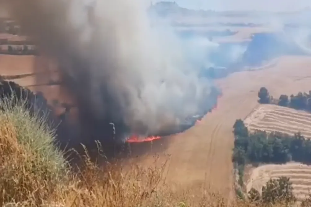 incendie - Un incendie agricole à Granyena de Segarra (Lleida) maintient les habitants de trois villages en confinement