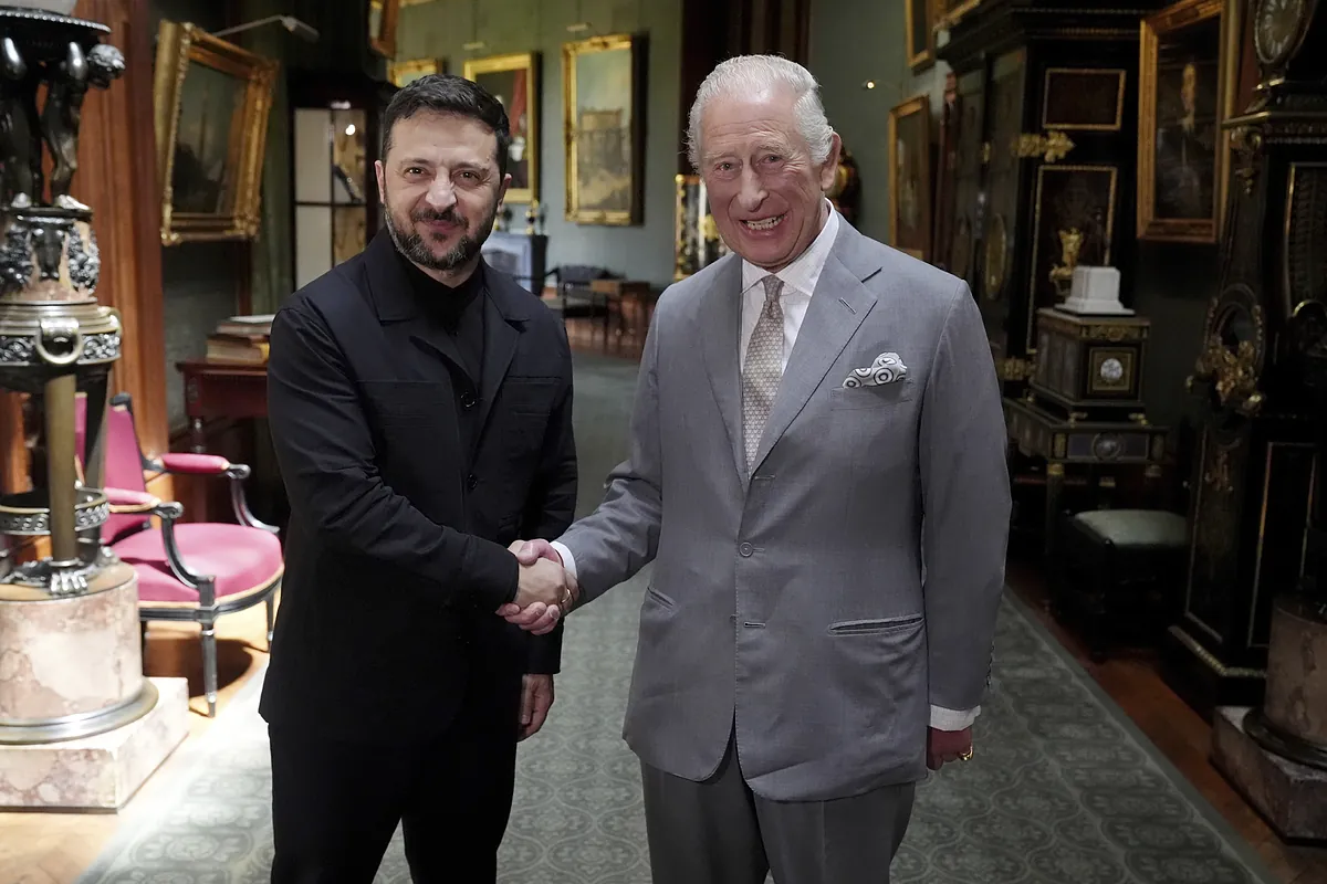 Alfombra - Alfombra rouge pour Zelenski lors de sa dernière visite à Londres