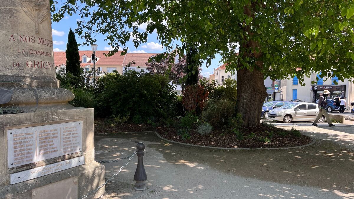 vandalisme - Indignation face à un acte de vandalisme sur le monument aux morts de Grigny