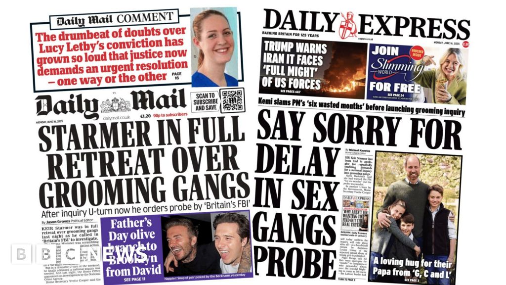 retraite - Les documents : 'retraite sur les gangs de grooming' et 'excuses pour le retard'