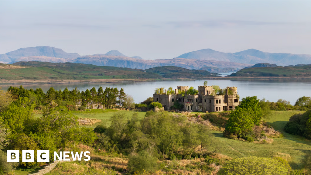 château - Une île 'idyllique' avec un château en ruines mise en vente pour la première fois en 80 ans