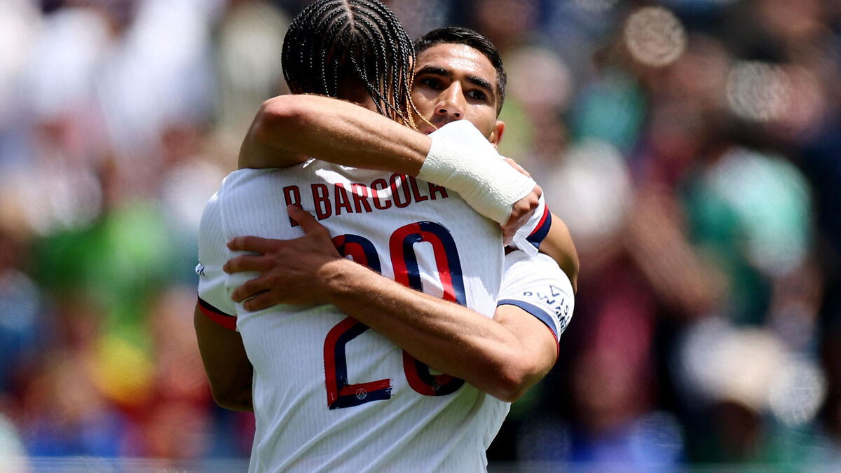 Hakimi - Seattle-PSG : Le But D'Achraf Hakimi Après Un Joli Mouvement Collectif Des Parisiens