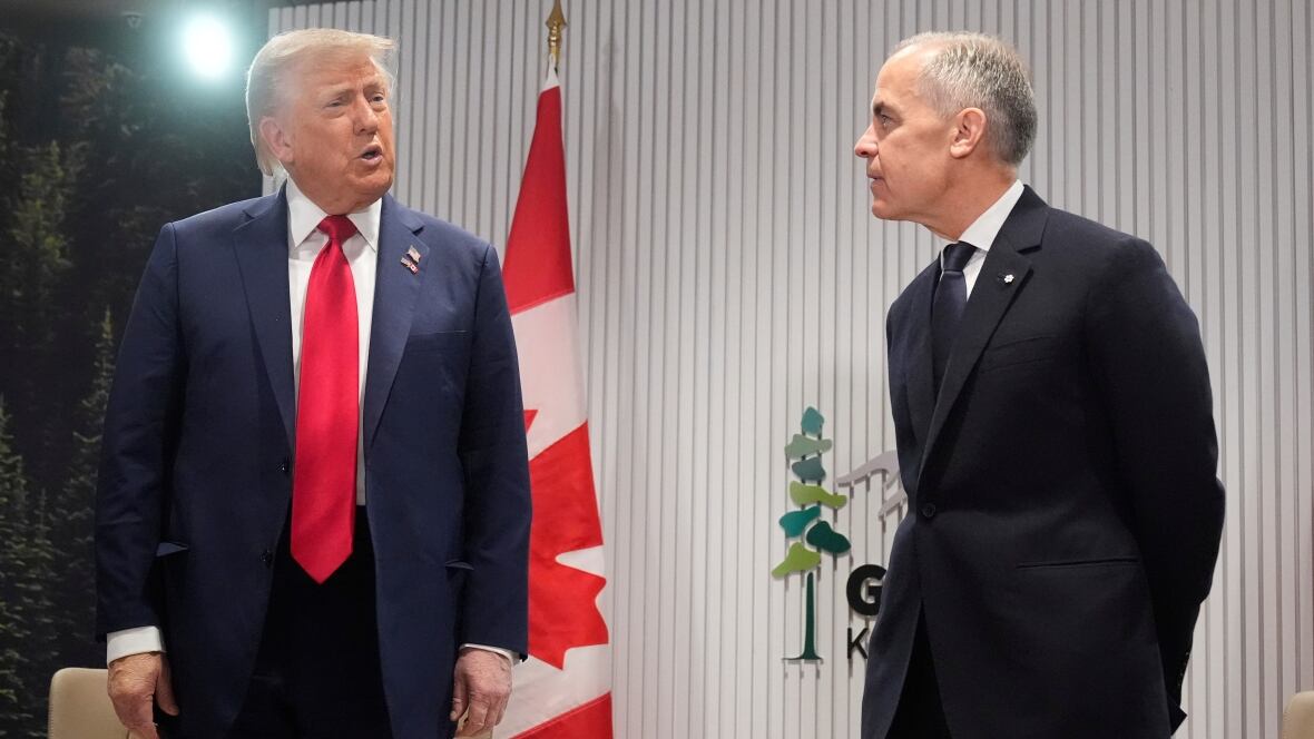 accord - Trump déclare « nous pouvons trouver un accord » lors de ses discussions sur le commerce avec Carney au sommet du G7