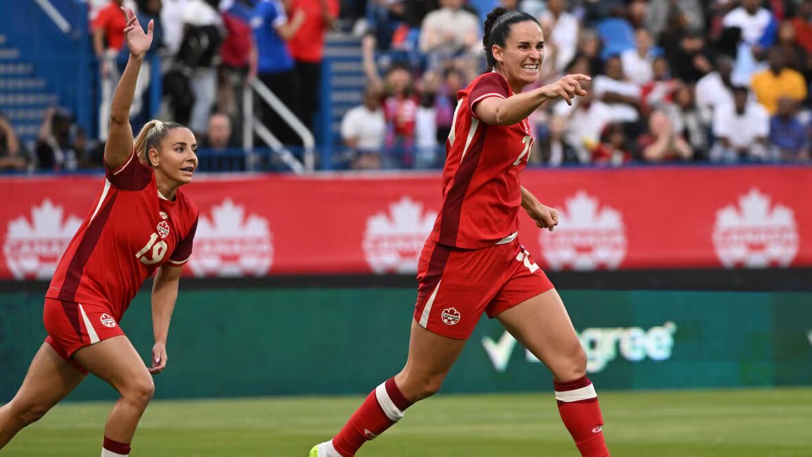 Canada - Viens et Ward mènent le Canada à la victoire contre Haïti devant une foule enflammée lors d'un match amical de football féminin