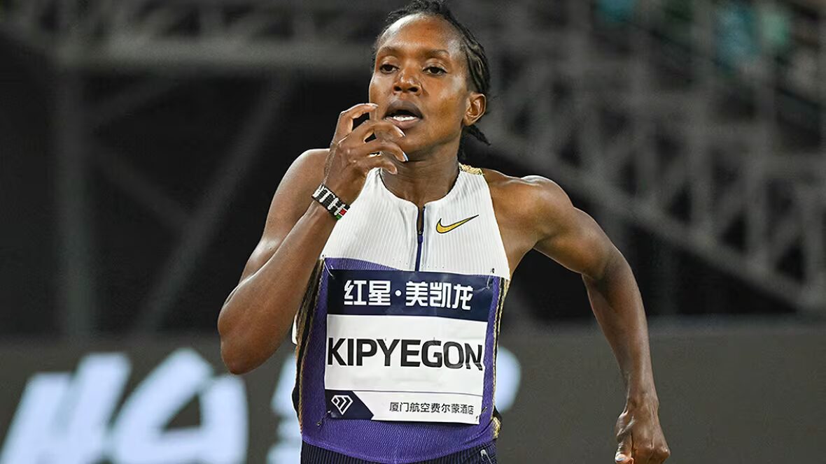 championne - La championne olympique Faith Kipyegon déclare que devenir la première femme à courir un mile en moins de 4 minutes 'fera partie de mon héritage'