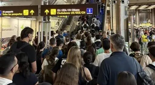 Madrid-Barajas - Voici comment j'ai raté mon vol aujourd'hui : quand on se retrouve à l'entrée de l'enfer... à Madrid-Barajas