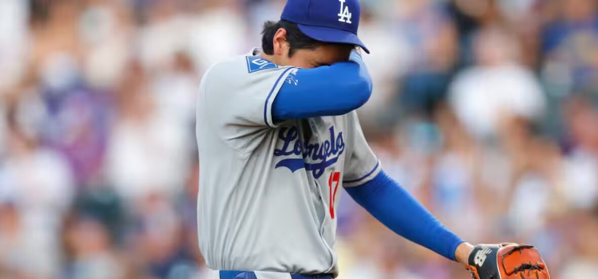 Dodgers - Ohtani des Dodgers quitte le match après avoir été touché à la jambe par un tir direct