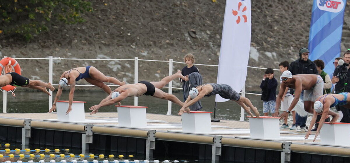 Champions - Fête du Sport : Les Champions Plongent Dans La Seine Pour Montrer L'Exemple