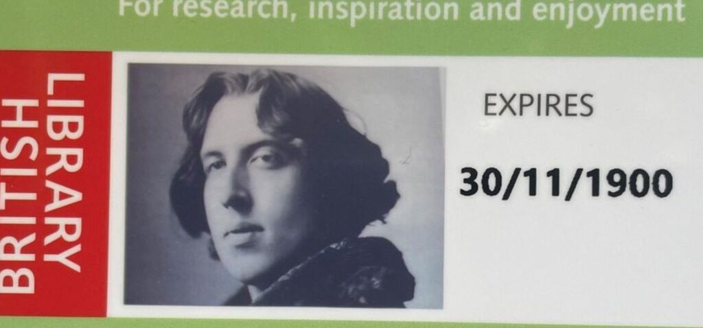 bibliothèque - La carte de bibliothèque d'Oscar Wilde réémise 130 ans après avoir été révoquée en raison de sa condamnation pour homosexualité