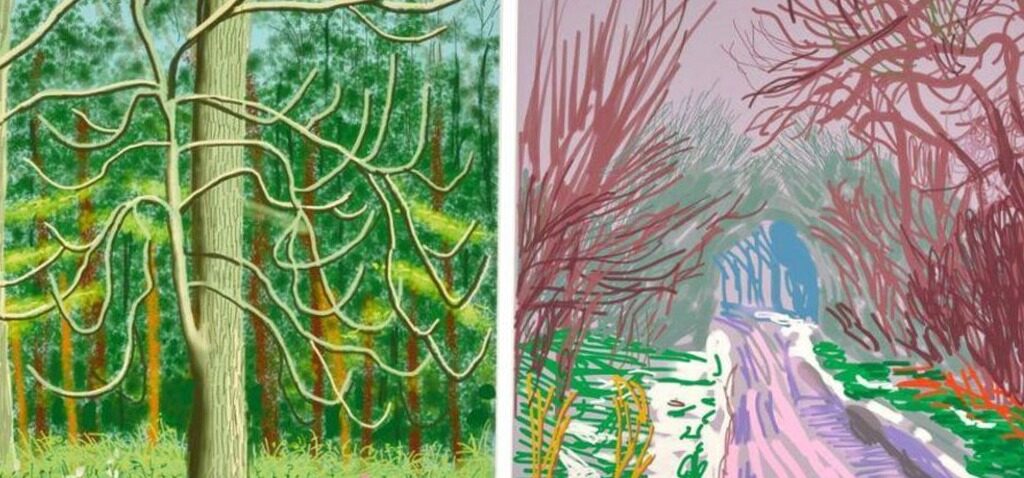 dessins - Les dessins sur iPad de David Hockney se vendent à des millions