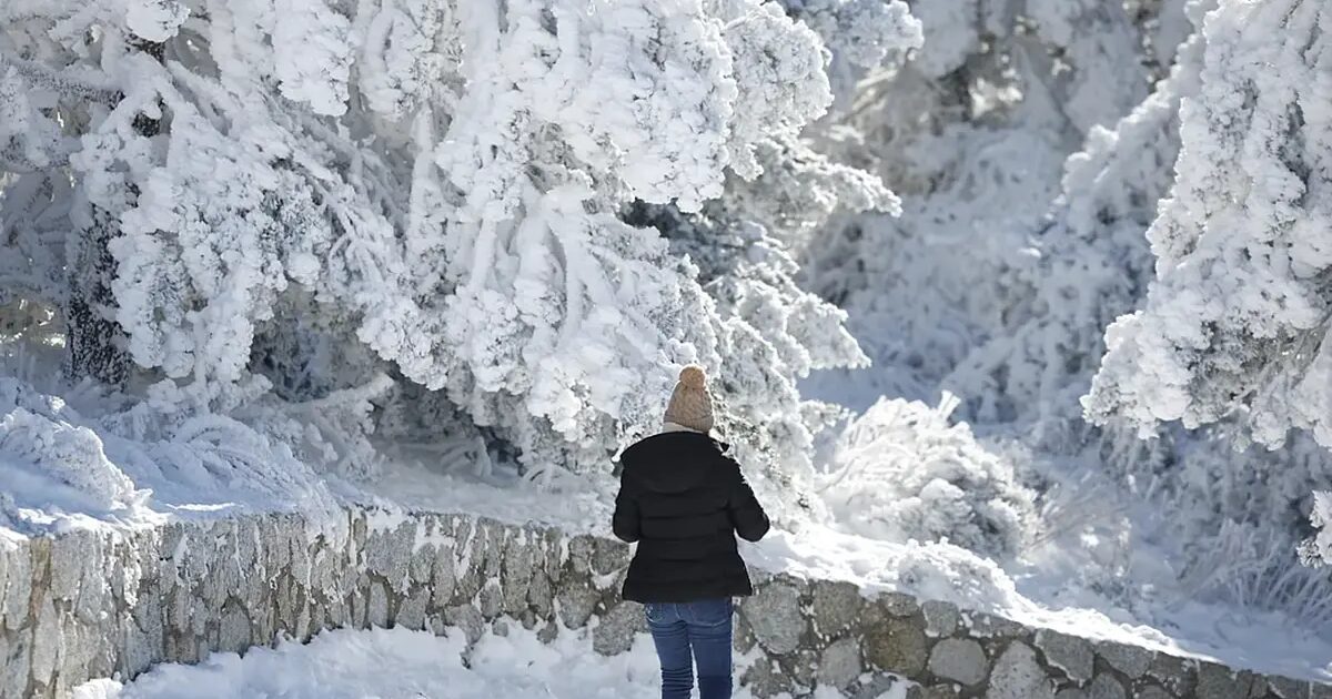 Espagne - Une masse d'air arctique provoque une chute des températures dans toute l'Espagne et les premières neiges