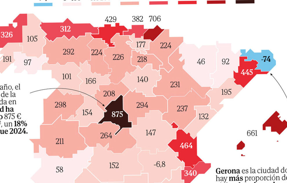 Gérone - Le 'récord Okupa' et la disparition de l'offre de location font de Gérone la seule ville espagnole où les prix de l'immobilier baissent