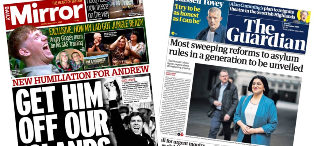 asile - Réformes radicales des règles d'asile et nouvelle humiliation pour Andrew