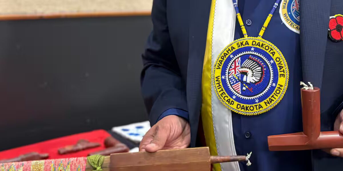 tuyau - Un tuyau sacré revient à la Première Nation Dakota de Whitecap après 135 ans