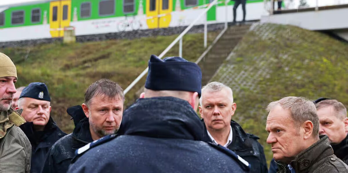 Pologne - La Pologne annonce qu'un dispositif explosif a été déclenché sur la route ferroviaire entre Varsovie et la frontière ukrainienne