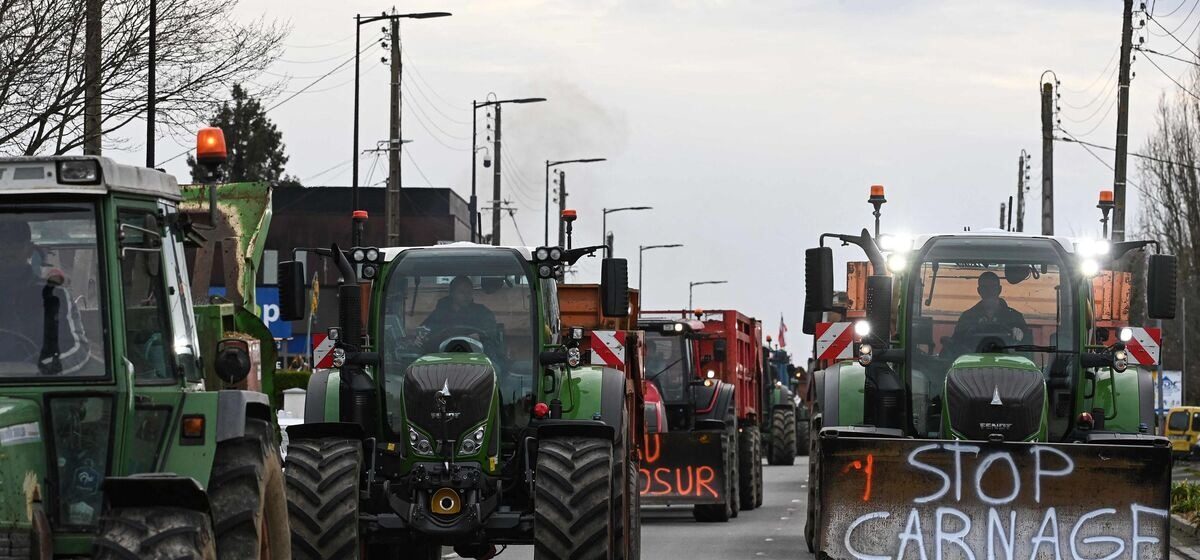 taxis - « Ils Peuvent Compter Sur Nous » : Des dizaines de taxis soutiennent le mouvement des agriculteurs près de Bordeaux