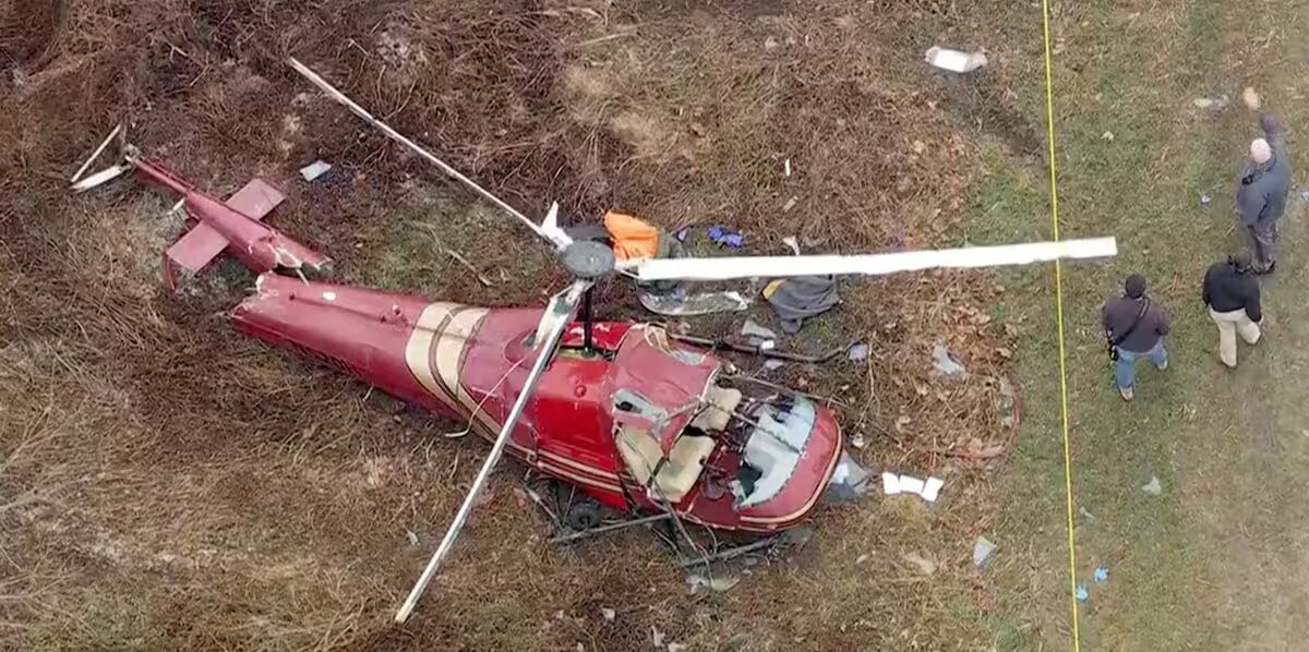 hélicoptères - Un pilote tué, un autre blessé après une collision aérienne entre hélicoptères dans le New Jersey, selon les autorités